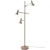 it's about RoMi Vloerlamp Izmir - Bruin - 59x42x171cm - Modern - Staan...