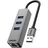 Sitecom Hub Usb-a Vers Ethernet / Argenté Noir (ad-1007)