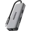 Sitecom Adaptateur Multiport 6-en-1 Usb-c Argenté / Noir (cn-5503)