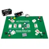 Pokerset met kaarten, kleed en 200 chips (4 gram) in doos - Engelhart ...