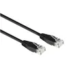 ACT Zwart 2,0 meter U/UTP CAT6 netwerkkabel met RJ45 connectorenAC4002