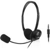 ACT - Micro-casque - sur-oreille - filaire - jack 3,5mm