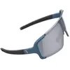 BBB Cycling Fietsbril Heren en Dames Chester - Fiets Zonnebril met Grote Torische Lens voor 100% UV Bescherming - Duurzame Sportbril Full Frame - Blauw Smoke - BSG-69