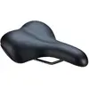 BBB Cycling BaseShape Relaxed Fietszadel Heren en Dames - Waterdicht E-bike of Stadsfiets Zadel - Fietshouding Relaxed 75° - 255 x 190mm - Zwart   BSD-56