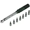 BBB Cycling TorqueSet Deluxe Momentsleutel Fiets Gereedschap - 5 Verschillende Inbus- en 2 Torxsleutels - Verstelbaar met 1/4 Aandrijving - Torque Wrench - BTL-173
