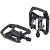 BBB Cycling MTB Pedalen - DualChoice Trail - Combi Fietspedalen: SPD & Anti Slip Platform Pedaal - SPD Pedalen inclusief Schoenplaatjes - Zwart - BPD-62