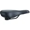 BBB Cycling SoftShape Upright Anatomic - Fietszadel Heren en Dames - E-bike of Stadsfiets Zadel - Fietshouding Rechtop 90° - 265 x 220mm   Zwart   BSD-128