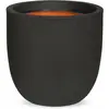 Pot de fleur boule - CAPI EUROPE - SMOOTH NL - 35 x 34 cm - Noir