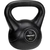 Kettlebell - Avento - 16 kg - Noir - Meilleure prise - Entraînement force et endurance