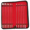 Kiotos Steel Rosebud Urethral Sound Set in etui - 13-delig