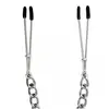 Rimba Bondage Play Verstelbare Pincet Tepelklemmen met ketting
