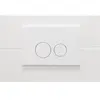 FugaFlow Efficiente Press Bedieningsplaat - bedieningspaneel voor Geberit UP320 inbouwreservoir - dualflush - ronde knoppen - kunststof wit glans