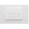 QeramiQ Push Metal Bedieningsplaat - voor Geberit UP320 inbouwreservoi...