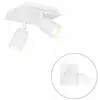 QAZQA ducha - Moderne Plafondlamp en wandlamp voor badkamer - 2 lichts...