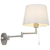 QAZQA ladas - Moderne Wandlamp met zwenkarm voor binnen - 1 lichts - L...