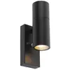 QAZQA duo - Moderne Wandlamp Up Down voor buiten - 2 lichts - D 11 cm ...