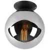 QAZQA pallon - Art Deco Plafondlamp - 1 lichts - Ø 20 cm - Zilver - Wo...