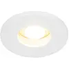 QAZQA shed - Moderne Inbouwspot voor badkamer - 1 lichts - Ø 85 mm - W...