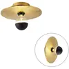 QAZQA konge - Oosterse Plafondlamp - 1 lichts - Ø 300 mm - Goud/messin...