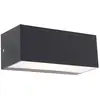 QAZQA houks - Moderne Wandlamp voor buiten - 1 lichts - D 10.1 cm - Zw...