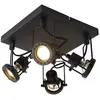 QAZQA suplux - Industriele Plafondspot | Spotje | Opbouwspot - 4 licht...