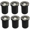 QAZQA delux - Moderne Grondspot - 1 lichts - Ø 13 cm - Staal - Buitenv...