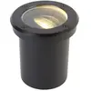 QAZQA delux - Moderne Grondspot - 1 lichts - Ø 13 cm - Zwart - Buitenv...