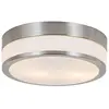 QAZQA flavi - Moderne Plafondlamp voor buiten - 2 lichts - Ø 28 cm - S...