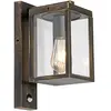 QAZQA charlois - Industriele Wandlamp met Bewegingsmelder | Bewegingss...