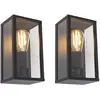 QAZQA charlois - Industriele Wandlamp voor buiten - 1 lichts - D 14 cm...