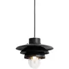 QAZQA morty - Design Hanglamp voor buiten - 1 lichts - Ø 28.5 cm - Zwa...