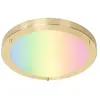 QAZQA yuma - Moderne Dimbare LED Smart Plafondlamp incl. wifi met Dimm...