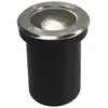 QAZQA delux - Moderne Grondspot - 1 lichts - Ø 130 mm - Staal - Buiten...