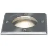 QAZQA basic - Moderne Grondspot - 1 lichts - L 105 mm - Staal - Buiten...