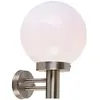 QAZQA sfera - Moderne Wandlamp voor buiten - 1 lichts - D 270 mm - Wit...