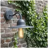 QAZQA kansas - Landelijke Wandlamp voor buiten - 1 lichts - D 370 mm -...
