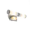 QAZQA bath - Moderne Wandlamp voor binnen voor badkamer - 2 lichts - D...