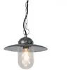 Qazqa Lampe À  Suspension Industrielle Zinc Ip44 - Munich