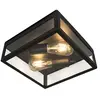QAZQA rotterdam - Moderne Wandlamp voor buiten - 2 lichts - H 280 mm -...