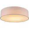 QAZQA drum led - Moderne LED Plafondlamp - 1 lichts - Ø 400 mm - Roze ...