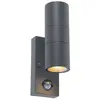 QAZQA duo - Moderne Buitenlamp met Bewegingsmelder | Bewegingssensor |...
