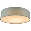 QAZQA drum led - Moderne LED Plafondlamp - 1 lichts - Ø 400 mm - Groen...