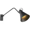 QAZQA Luna wl - Design Wandlamp voor binnen - 1 lichts - L 670 mm - Zw...