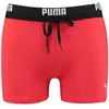 PUMA Maillot de bain avec logo pour homme (lot de 1), Rouge, S