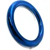 COCKRING METAL Cockring DONUT Bleu 8mm Black Label