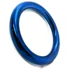 COCKRING METAL Cockring DONUT Bleu 8mm Black Label