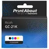 PrintAbout huismerk Inktcartridge GC-21K (405532) 4-kleuren Multipack ...
