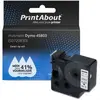 PrintAbout huismerk Tape 45803 (S0720830) Zwart op wit (19 mm) geschik...