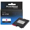 PrintAbout huismerk Inktcartridge GC-31M (405690) Magenta Geschikt voo...