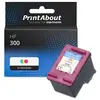 PrintAbout huismerk Inktcartridge 300 (CC643EE) 3-kleuren Geschikt voo...